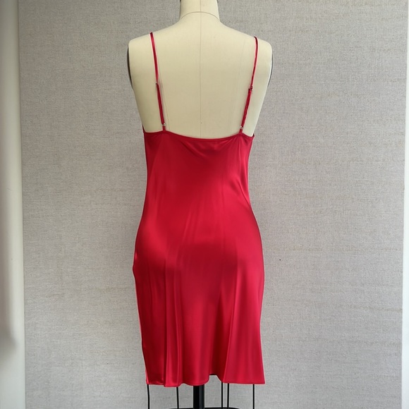 Fleur du Mal Red Cowl Neck Slip Dress - S - Picture 6 of 12